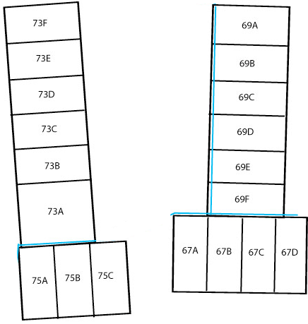 Map of the DeLeo Garages